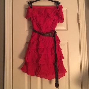 Red Rue21 mini dress